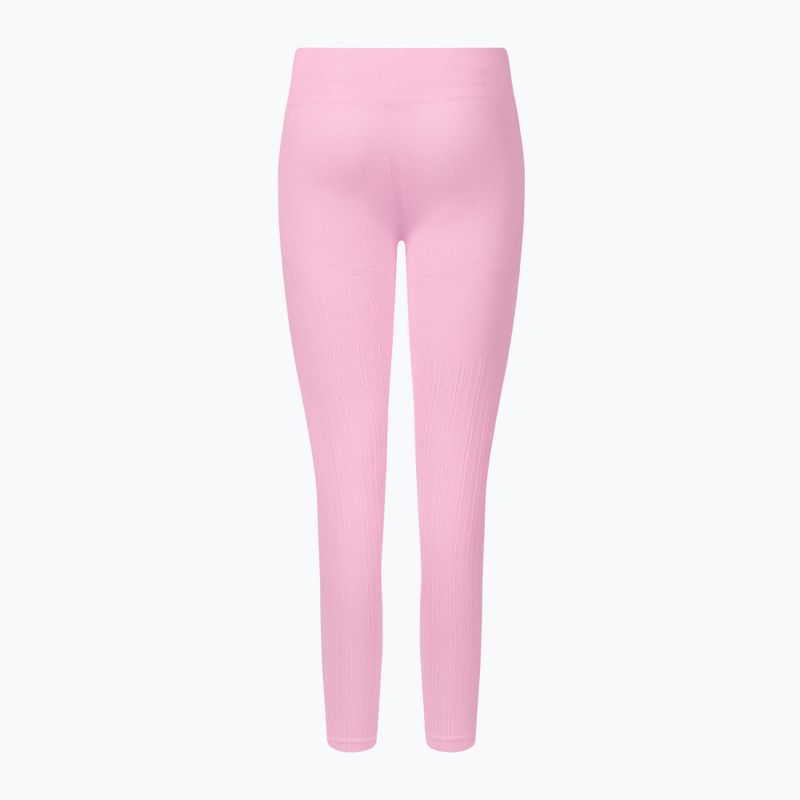 Női edzés leggings Gym Glamour Push Up Candy Pink 408 2