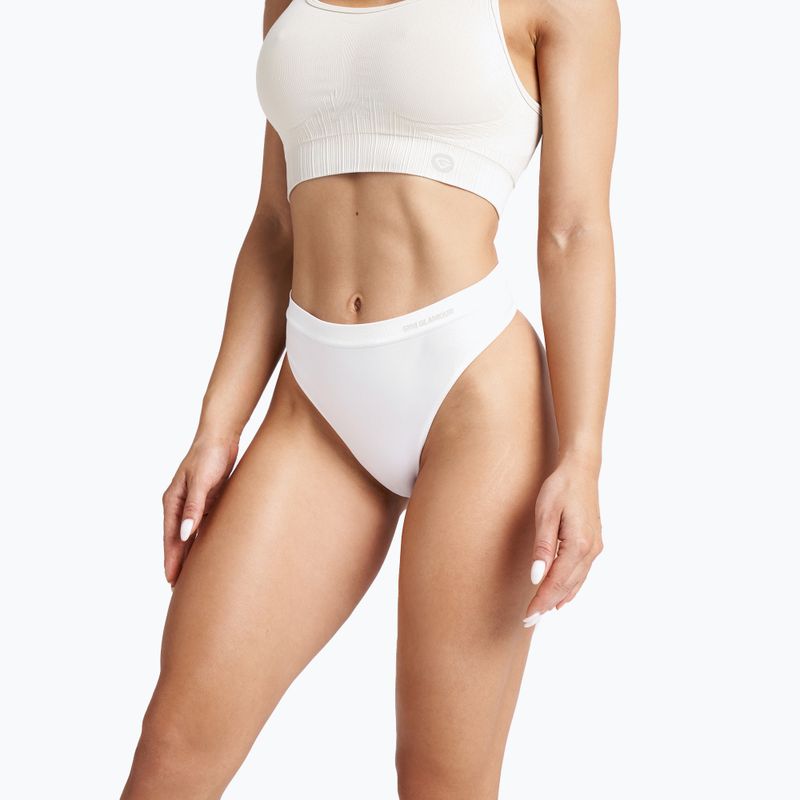 Női Gym Glamour Tanga fehér 414 4