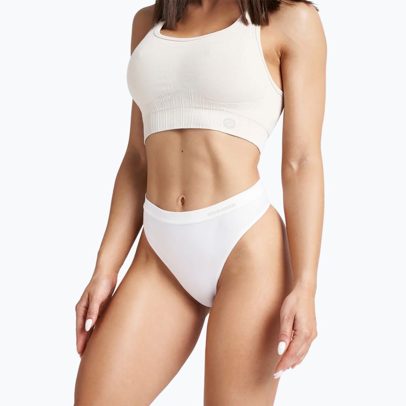 Női Gym Glamour Tanga fehér 414 4