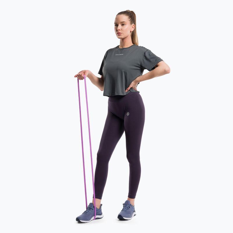 Női tréning póló Gym Glamour Sport Grey 425 2