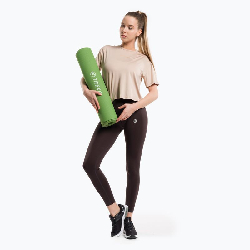 Női edzőpóló Gym Glamour Sport Bézs 427 2