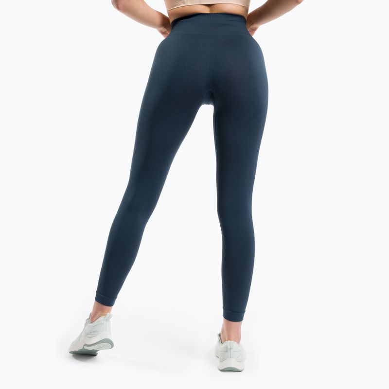 Női edző leggings Gym Glamour Flexible Dark Sea 431 3