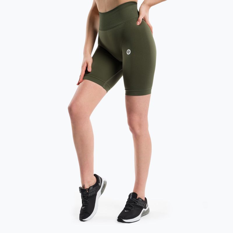 Női edzőnadrág Gym Glamour Flexible Khaki 436