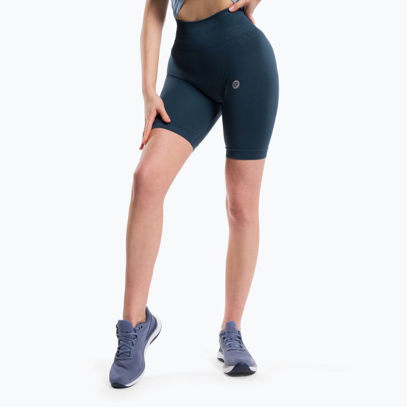 Női edzőnadrág Gym Glamour Flexible Dark Sea 437
