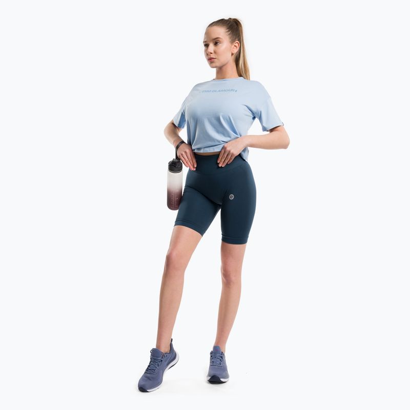 Női edzőnadrág Gym Glamour Flexible Dark Sea 437 2