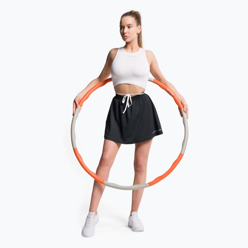 Női edzőtábor felső Gym Glamour Tied Fehér 441 2