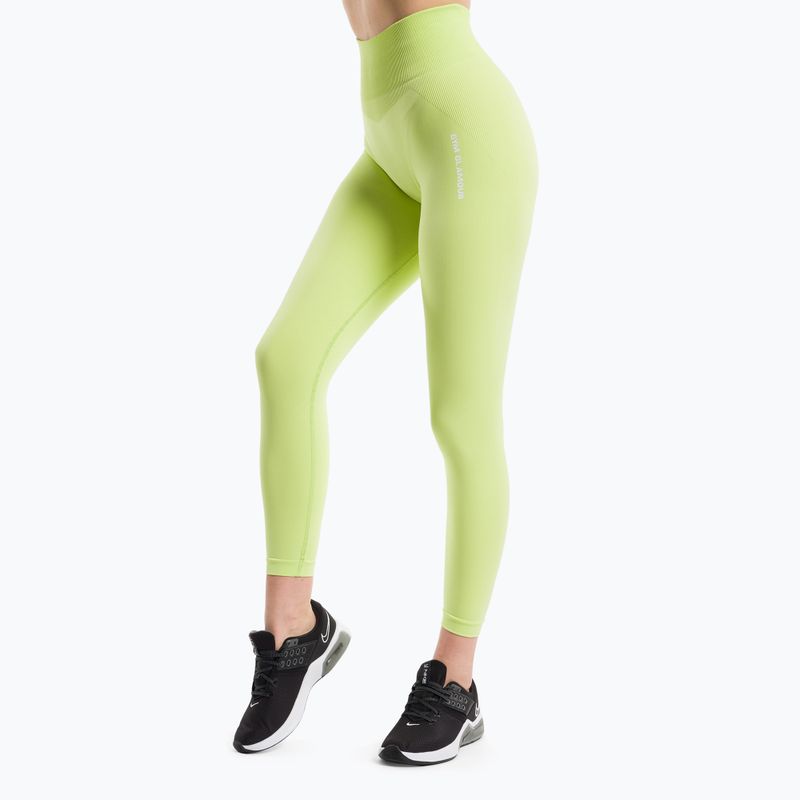 Női edzés leggings Gym Glamour Compress Apple 453