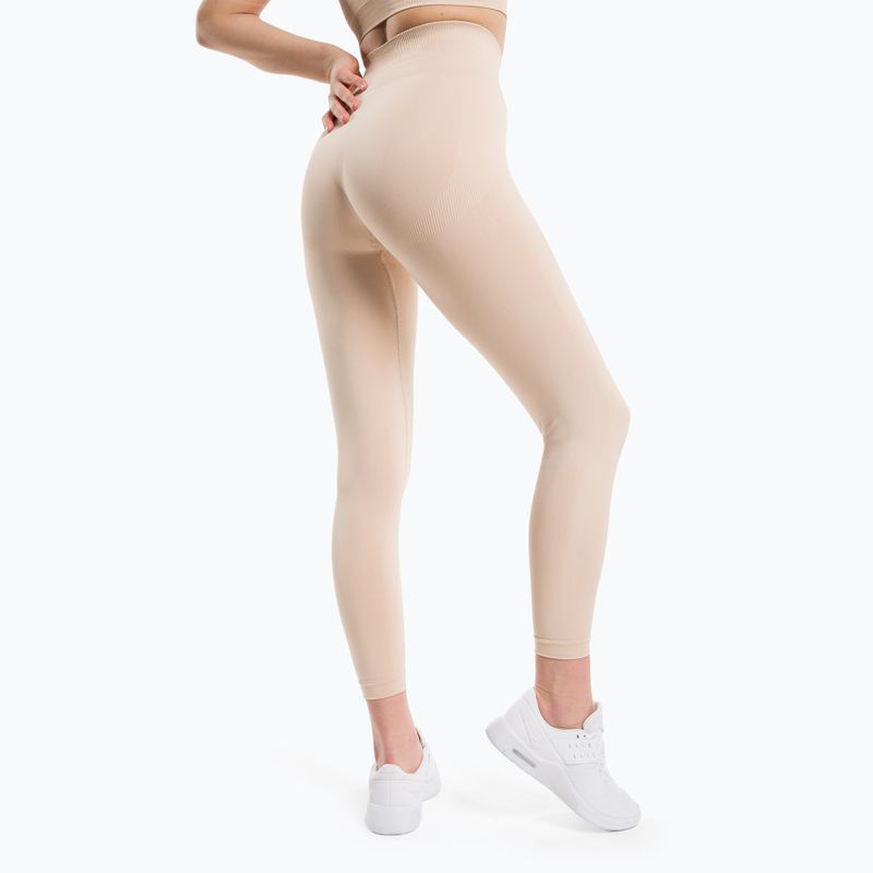 Női edző leggings Gym Glamour Compress Mandula 456 3