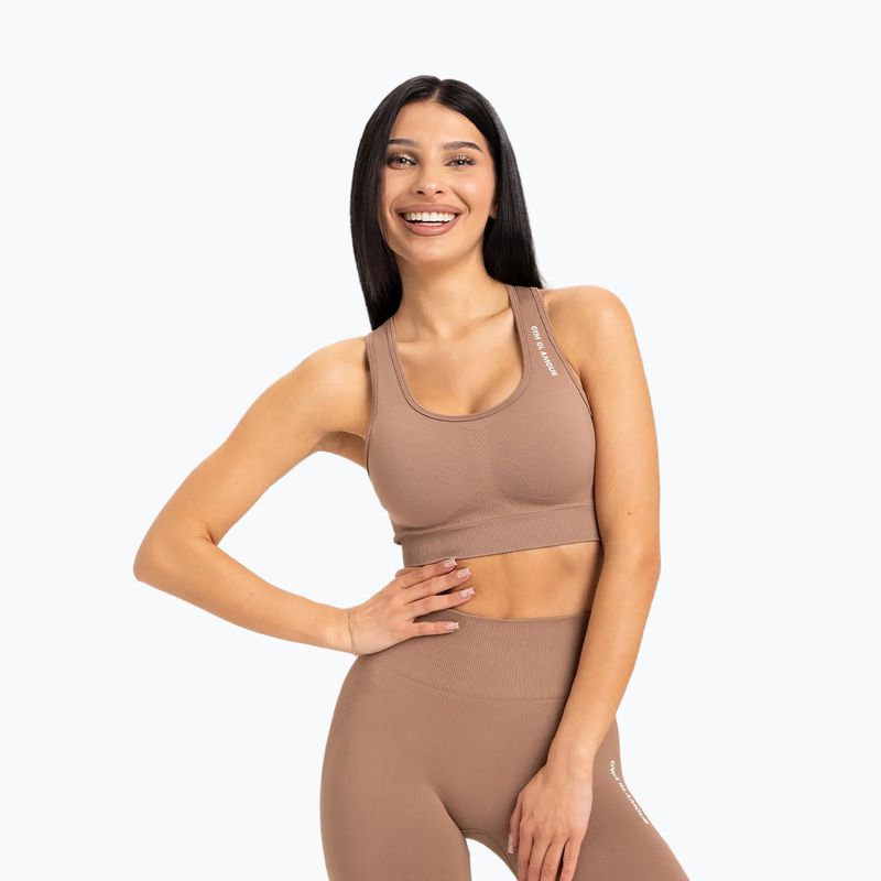 Gym Glamour Compress Cappuccino 460 fitnesz melltartó