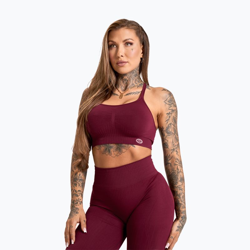 Női edző leggings Gym Glamour Push Up 2.0 merlot 5