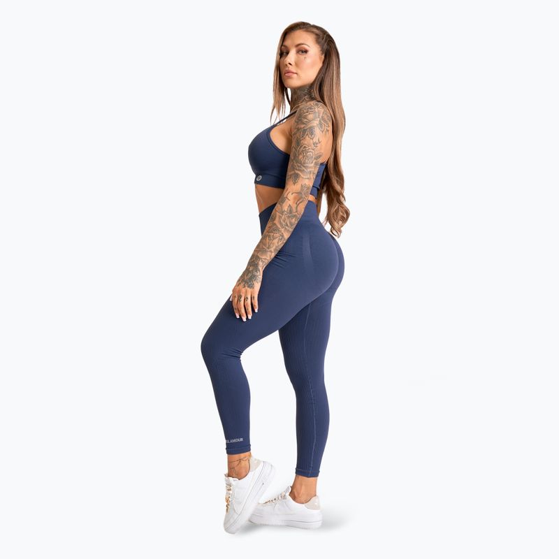 Női edző leggings Gym Glamour Push Up 2.0 denim 3