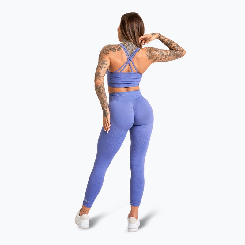 Női sportlegging Gym Glamour Push Up 2.0 lavender 3