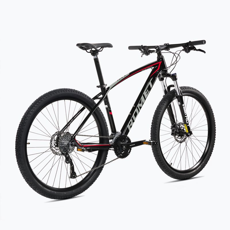 Romet Mustang M7.1 mountain bike fekete/piros 3