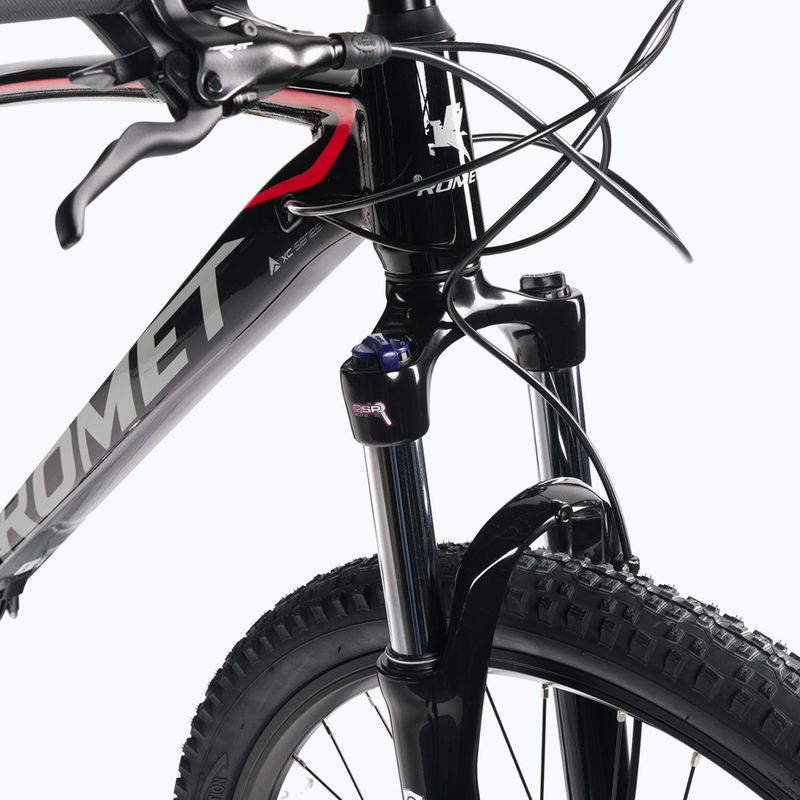 Romet Mustang M7.1 mountain bike fekete/piros 7