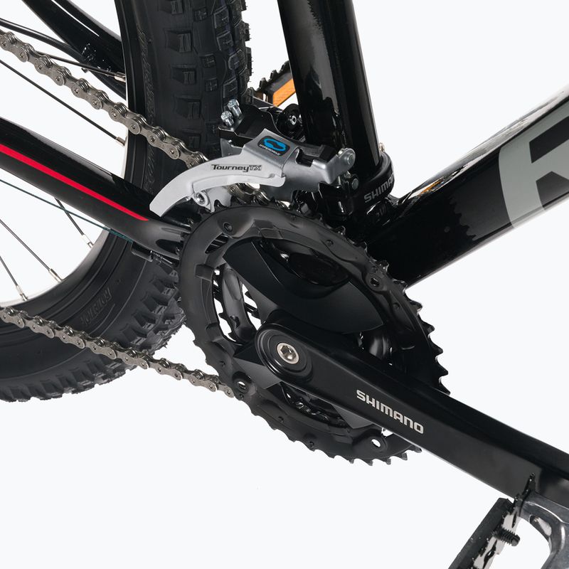 Romet Mustang M7.1 mountain bike fekete/piros 9