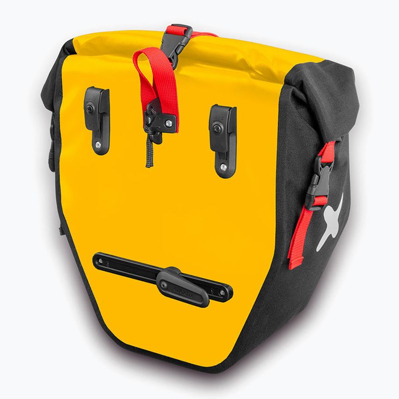 Extrawheel Biker 25L kerékpáros csomagtartó 2 db fekete/sárga E0121 2