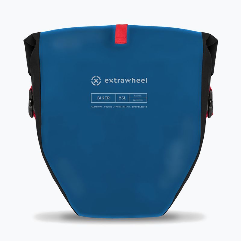 Csomagtartók Extrawheel Biker 2 x 25 l blue/black 3