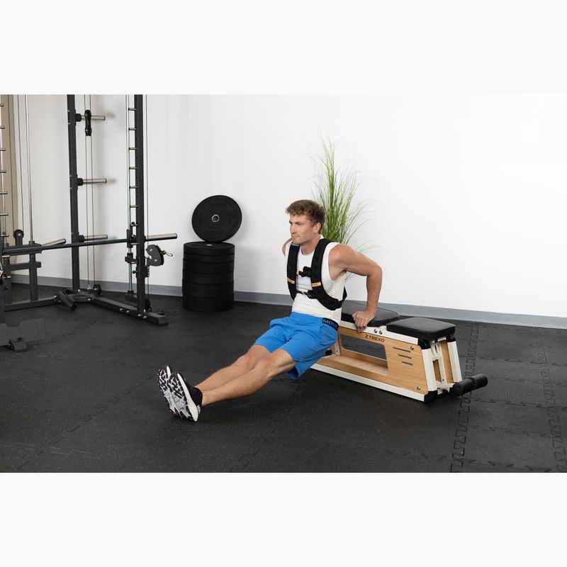 XTREXO súlyozott edzőmellény fekete WV-10 7