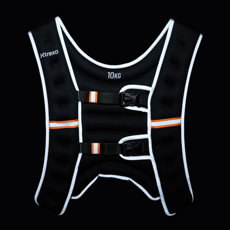 XTREXO súlyozott edzőmellény fekete WV-10 7