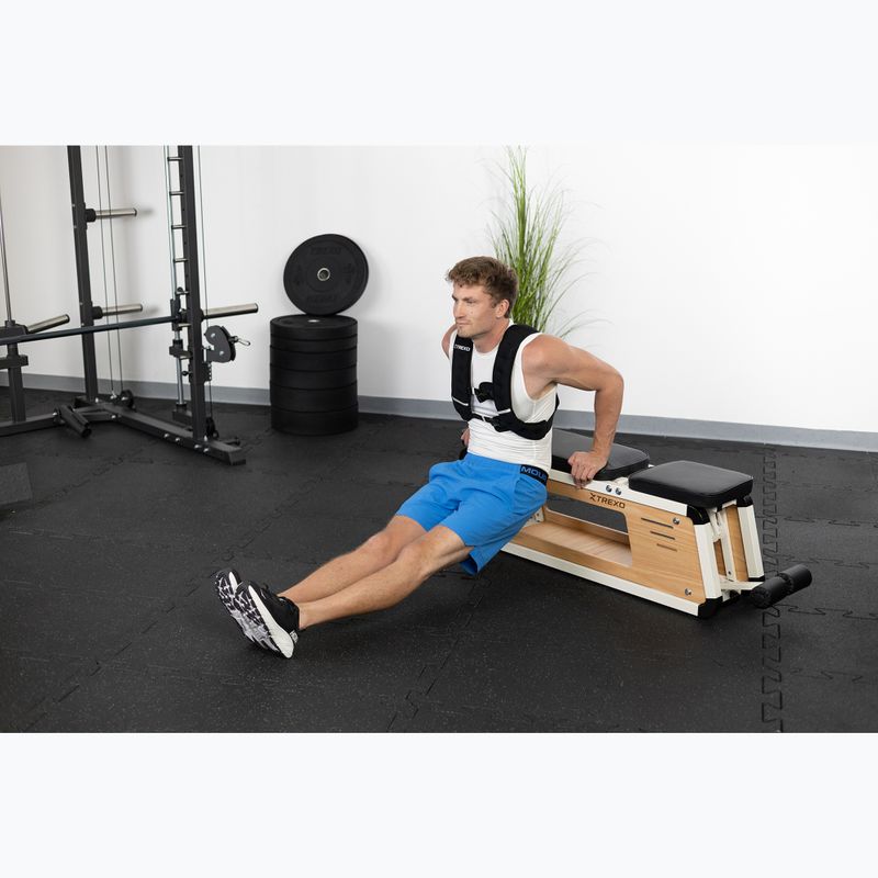 XTREXO súlyozott edző mellény fekete WV-08 7