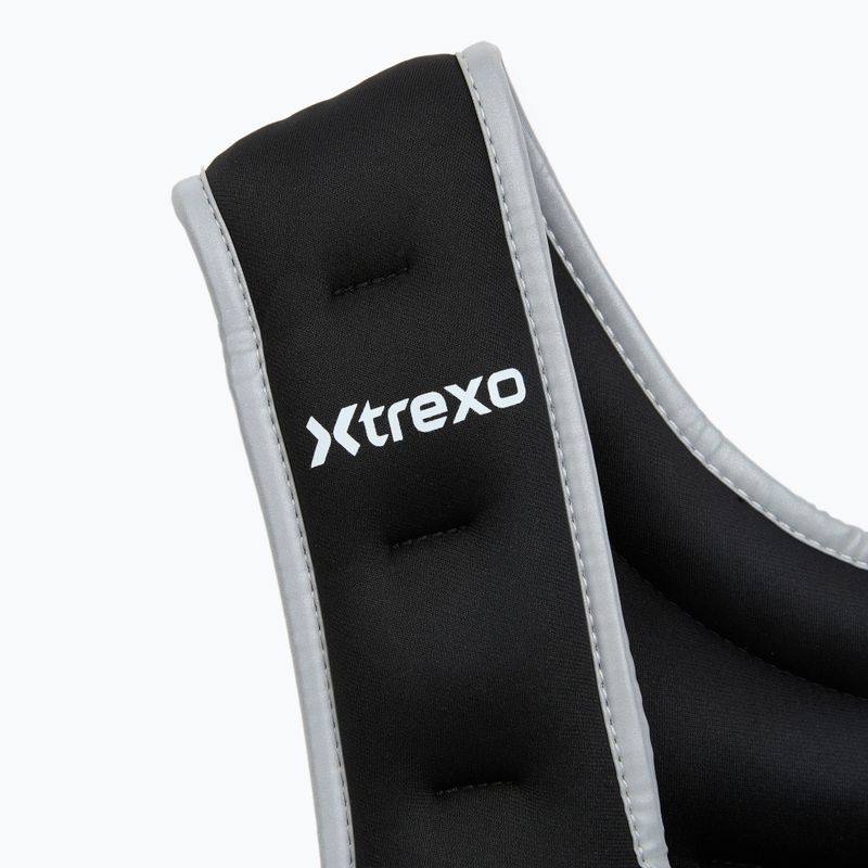 XTREXO súlyozott edző mellény fekete WV-08 4