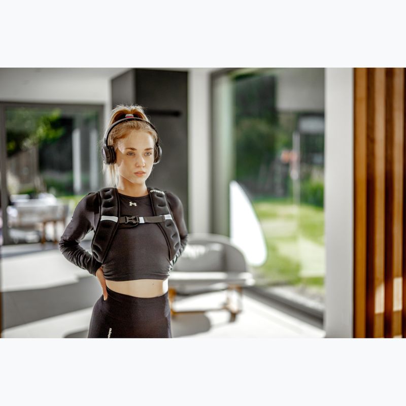 XTREXO súlyozott edzőmellény fekete WV-05 3