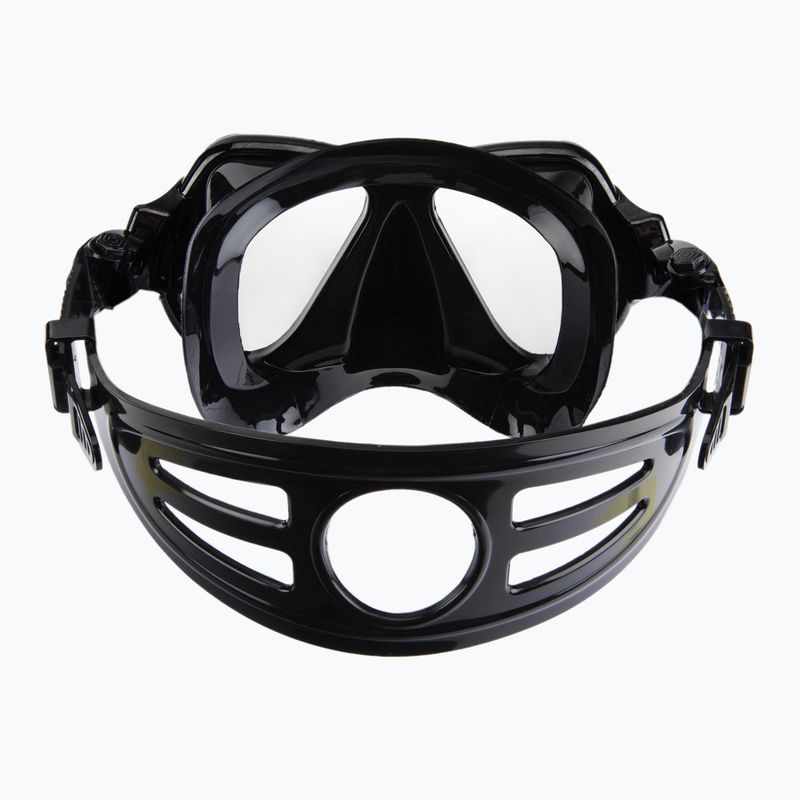 AQUASTIC fekete snorkeling szett Maszk + Pipa MSA-01C 6