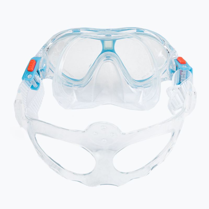 AQUASTIC kék gyerek snorkeling szett Maszk + Pipa MSK-01N 6