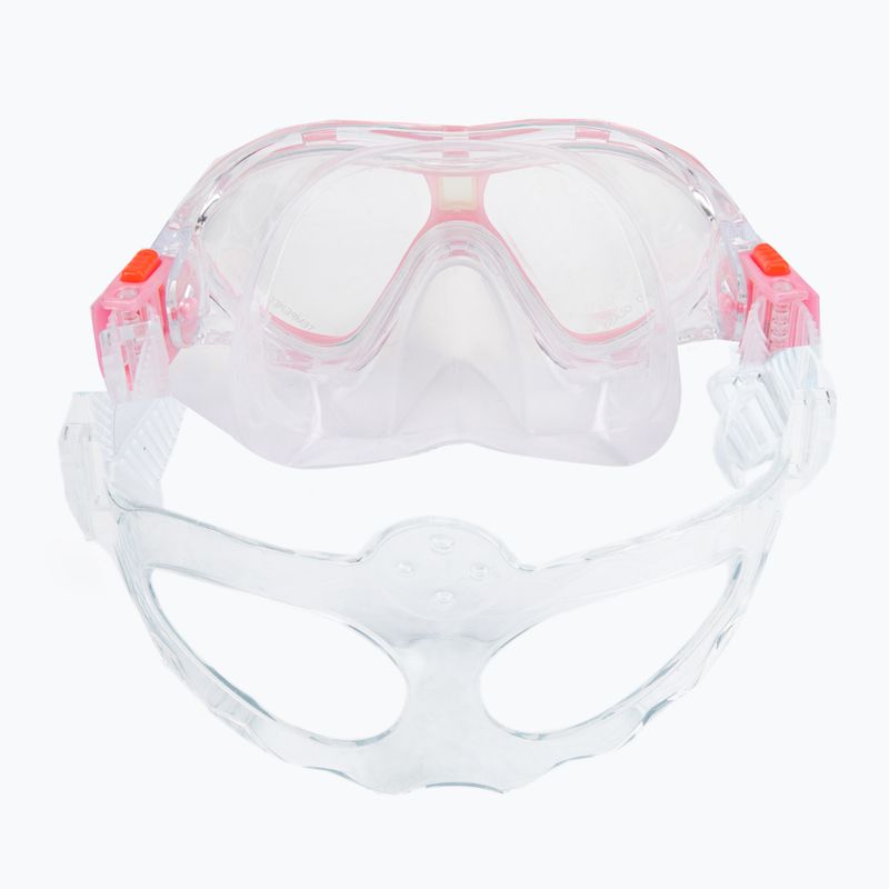 AQUASTIC rózsaszín gyerek snorkeling szett Maszk + Pipa MSK-01R 6