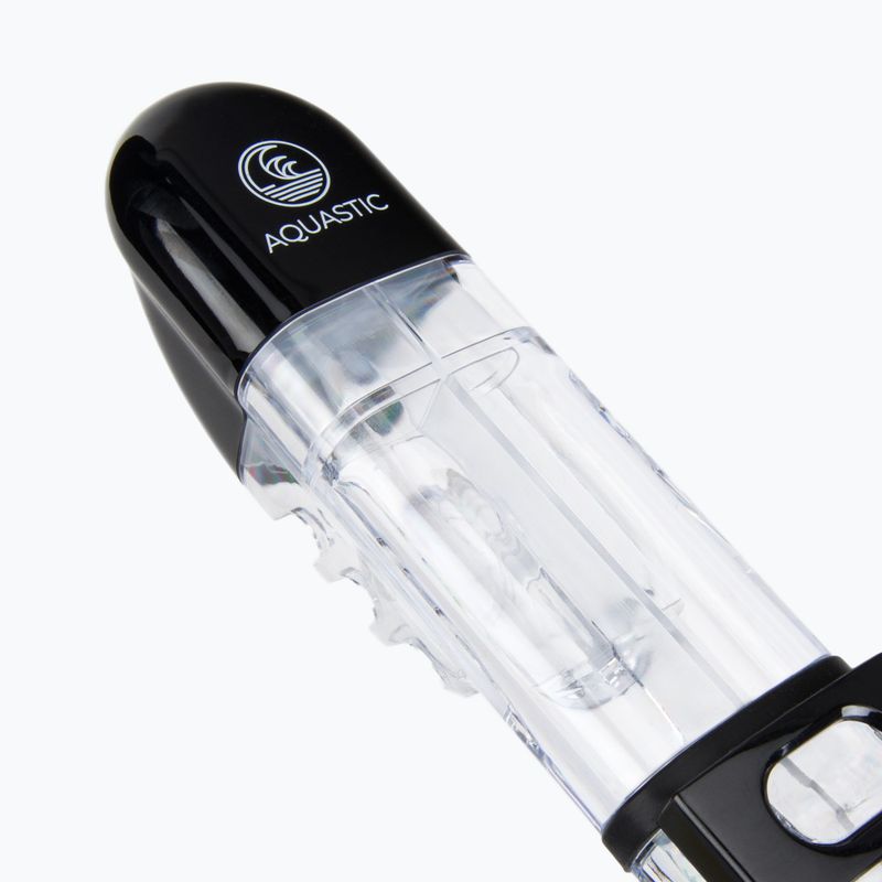 AQUASTIC fekete snorkeling szett Maszk + Pipa SMFK-01SC 16