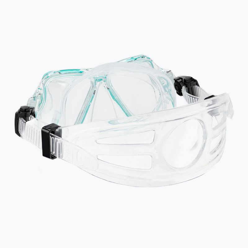 AQUASTIC kék snorkeling szett Maszk + Uszony + Pipa MSFA-01SN 12