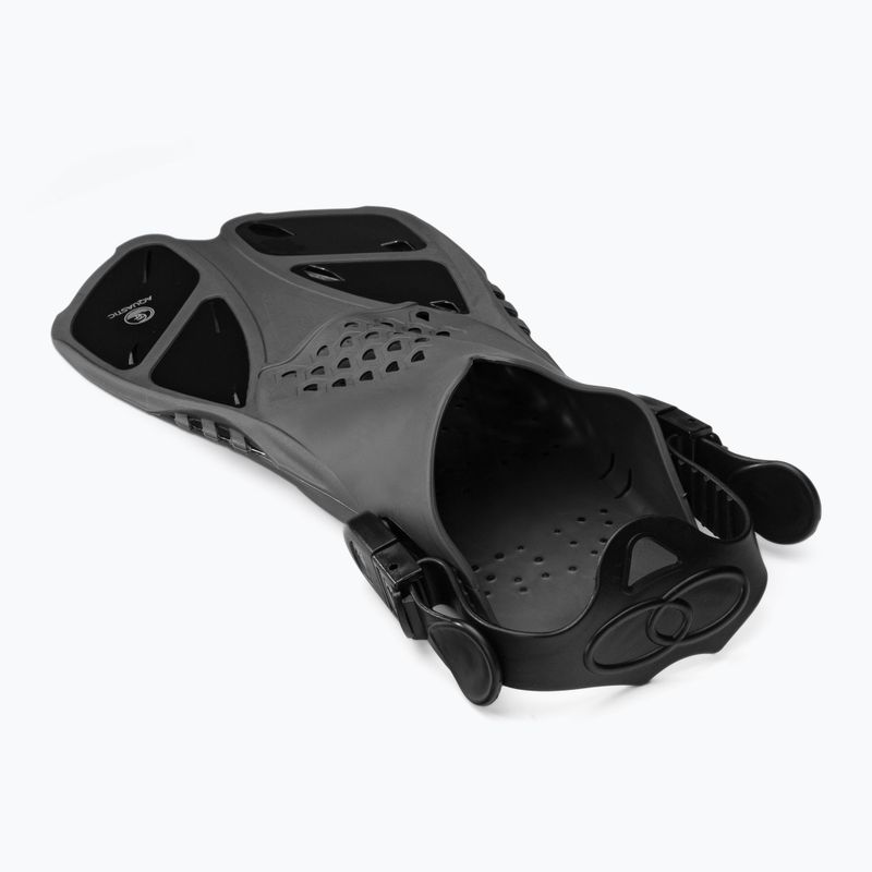 AQUASTIC fekete snorkeling szett Maszk + Uszony + Pipa MSFA-01SC 5