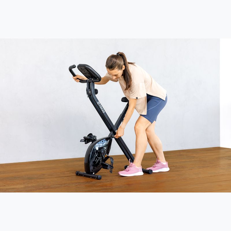 Rower stacjonarny XTREXO Hex 01 czarny 8