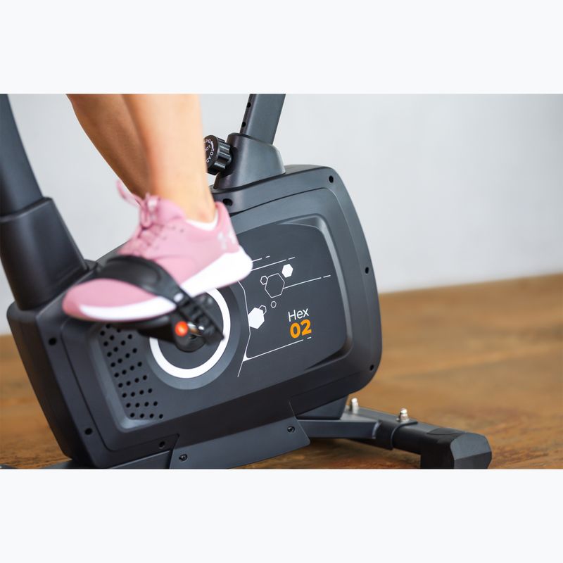 Rower stacjonarny TREXO Hex 02 czarny 7