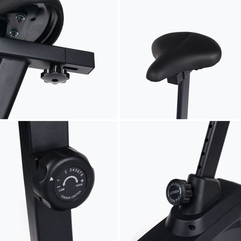 Rower stacjonarny TREXO Hex 02 czarny 12