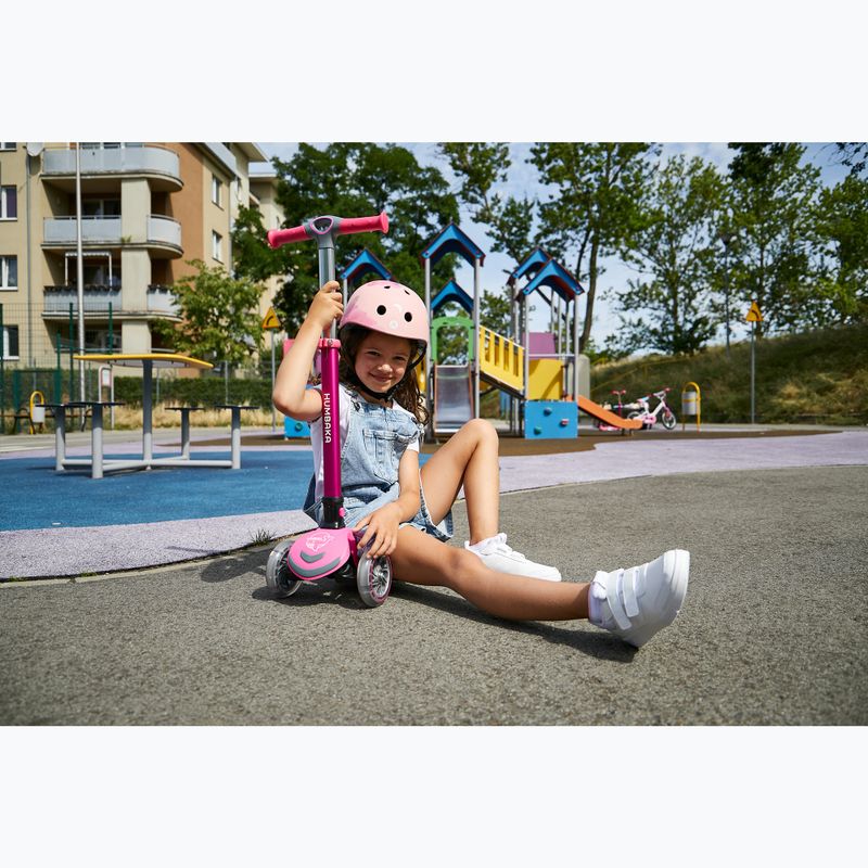 Gyermek kerékpáros sisak ATTABO K100 rózsaszín AH-K100 12