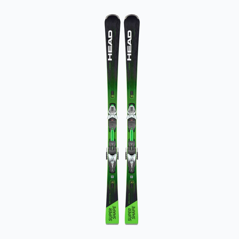 HEAD Supershape e-Magnum SW SF-PR+Protector PR 13 zöld 313301/100880 downhill sílécek 10