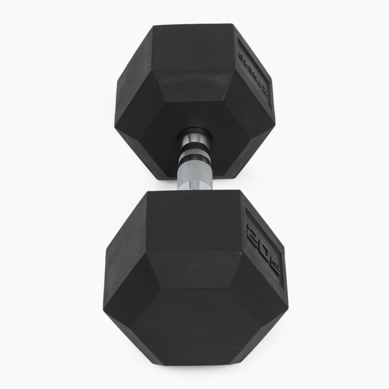 XTREXO Hex gumírozott súlyzó 20 kg HXD200 3
