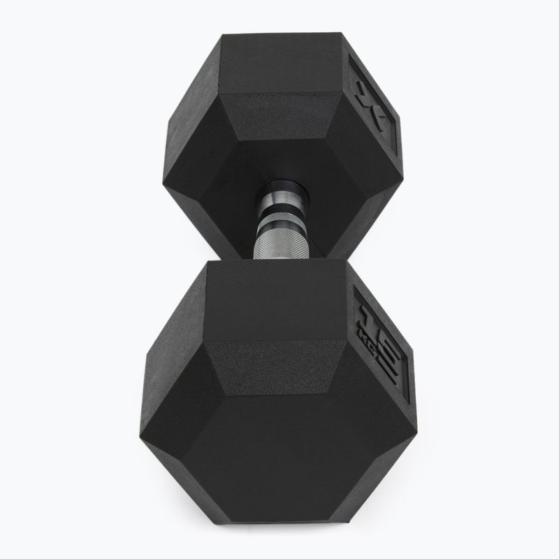 XTREXO Hex gumírozott súlyzó 15 kg HXD150 3
