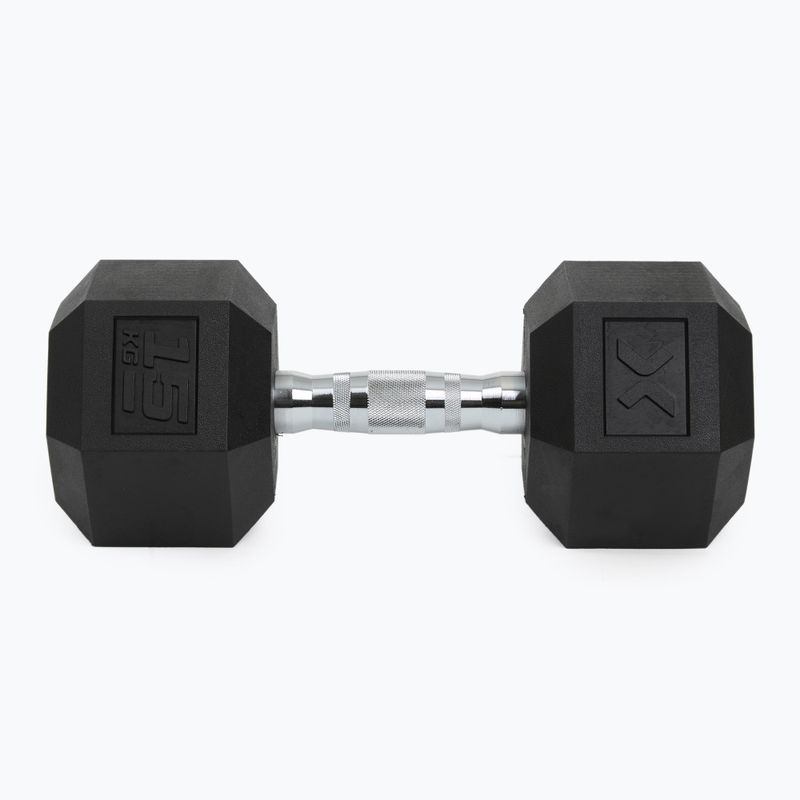 XTREXO Hex gumírozott súlyzó 15 kg HXD150 4