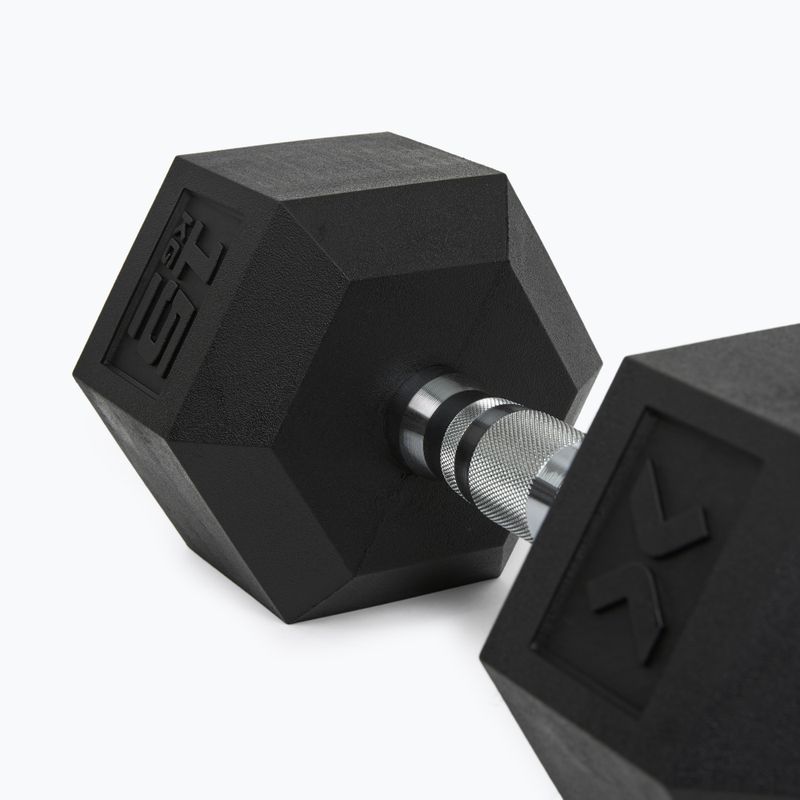 XTREXO Hex gumírozott súlyzó 15 kg HXD150 5