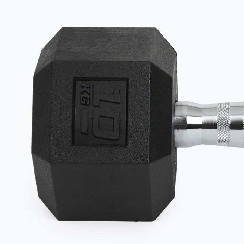 XTREXO Hex gumírozott súlyzó 10 kg HXD100 4