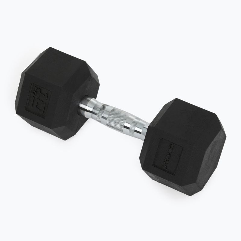 XTREXO Hex gumírozott súlyzó 10 kg HXD100
