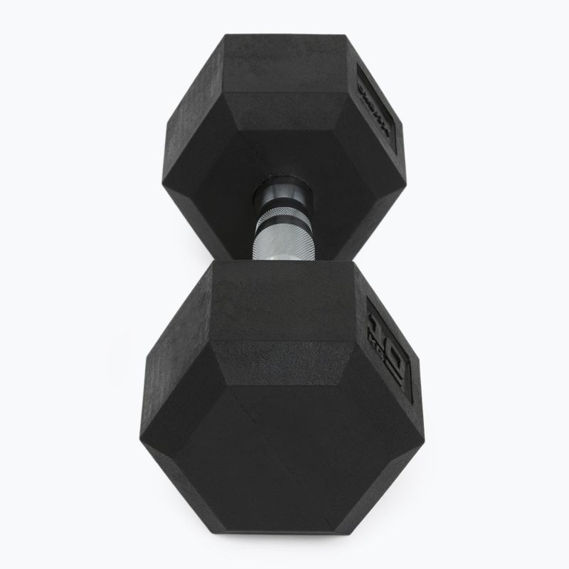 XTREXO Hex gumírozott súlyzó 10 kg HXD100 6