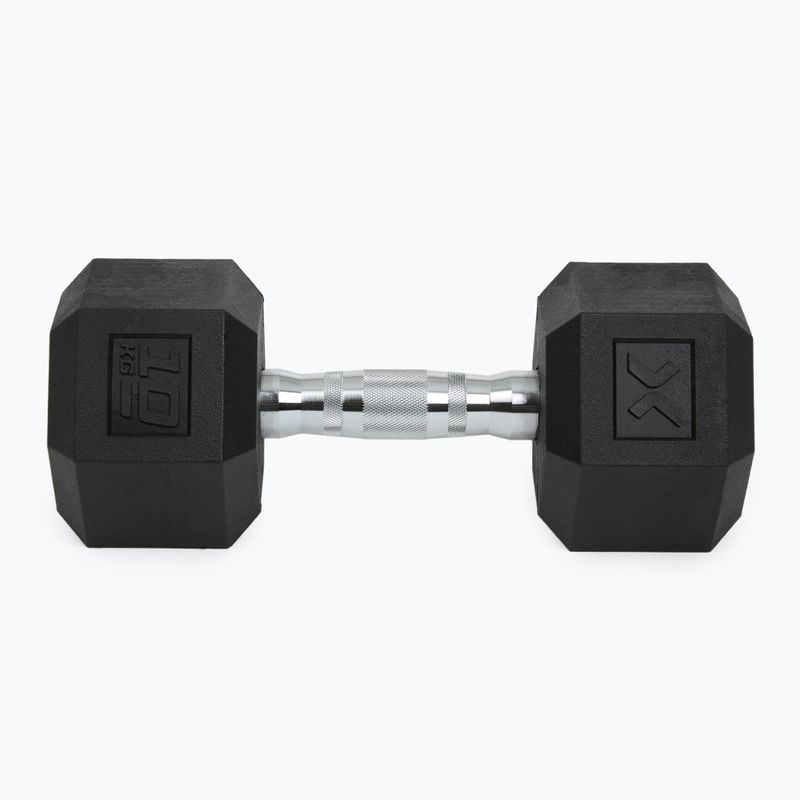 XTREXO Hex gumírozott súlyzó 10 kg HXD100 7