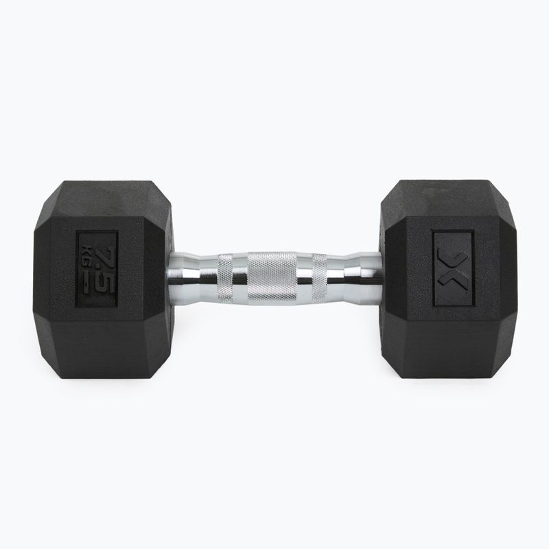 XTREXO Hex gumírozott súlyzó 7.5 kg HXD75 4