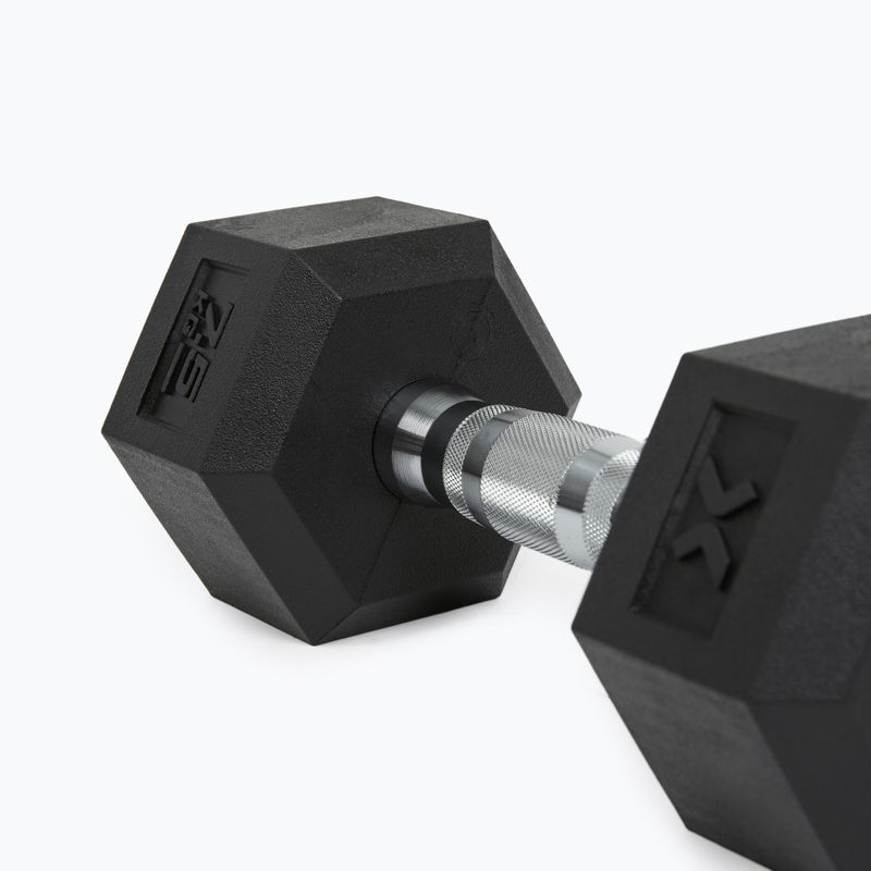 XTREXO Hex gumírozott súlyzó 7.5 kg HXD75 5