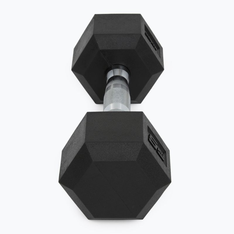 XTREXO Hex gumírozott súlyzó 5 kg HXD50 6