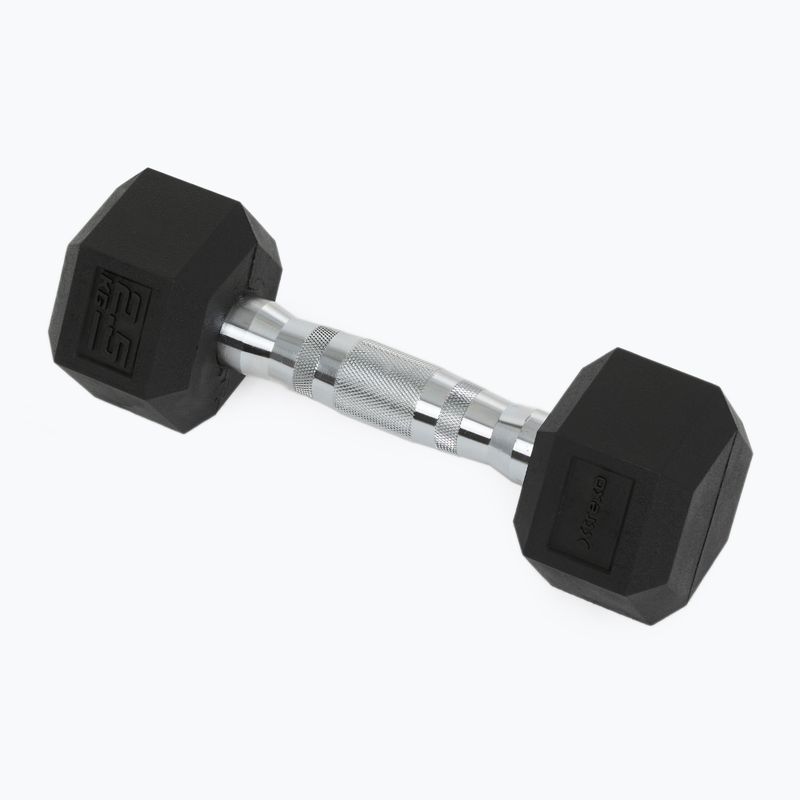 XTREXO Hex gumírozott súlyzó 2.5 kg HXD25