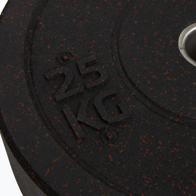 XTREXO fekete bumper olimpiai súlytárcsa 25 kg TRX-BMP025 4